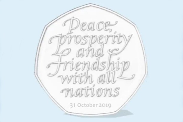 Brexit 50p coin