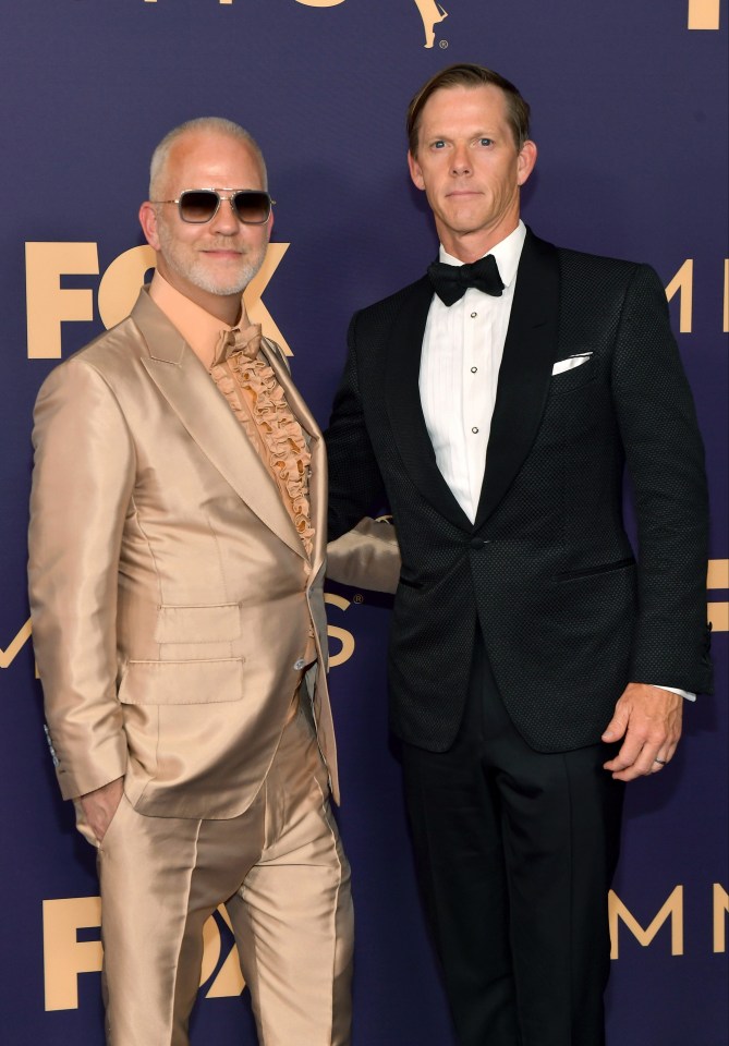 Ryan Murphy and his husband David Miller (pictured September 22) share two children