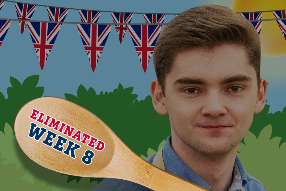 Henry left Bake Off in week 8