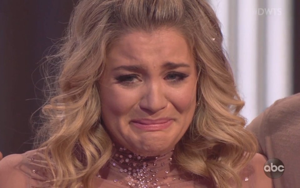  Lauren Alaina brought viewers to tears as she broke down crying on Monday's Dancing With The Stars