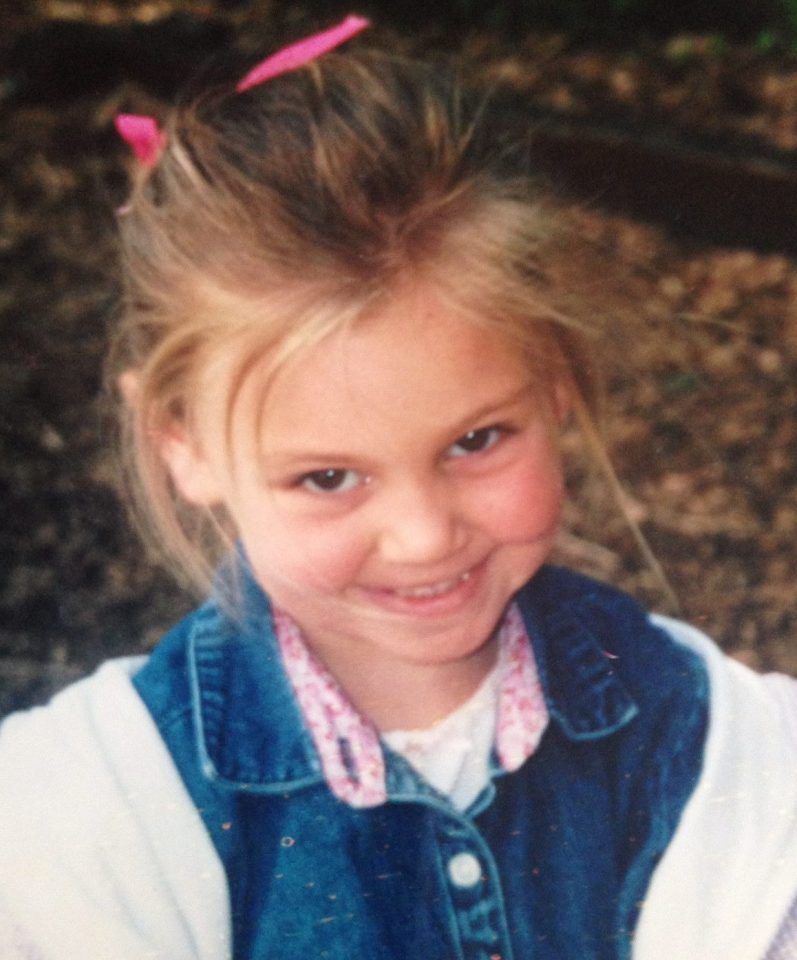  Maddy, pictured as a little girl