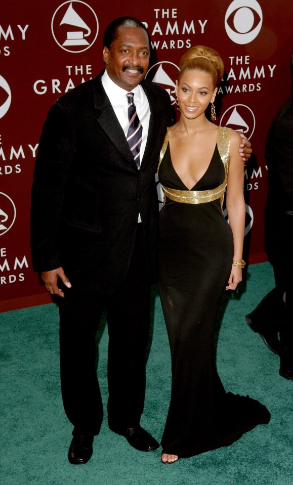  Beyonce and her father Mathew Knowles were seen arriving together at the 47th Annual GRAMMY Awards