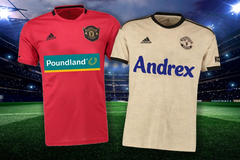  Some supporters reckon Man Utd deserve to be sponsored by Poundland