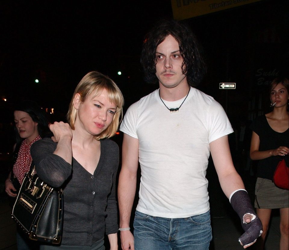  The Bridget Jones actress went out with Jack White until 2003