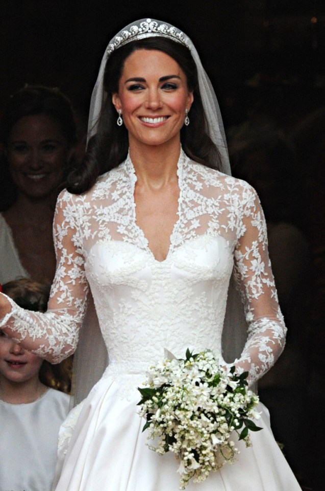 Kate wore her famous chestnut-coloured hair in soft ‘romantic’ waves that would make her ‘still look like herself’ on her wedding day