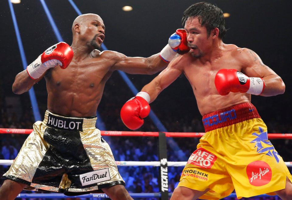  Mayweather and PacMan are rumoured to be in talks for a second fight