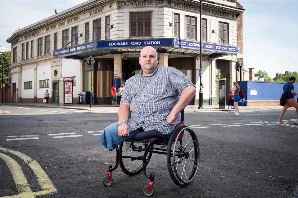  7/7 survivor Dan Biddle, who lost both his legs in the attack, was stopped from reaching a charity event