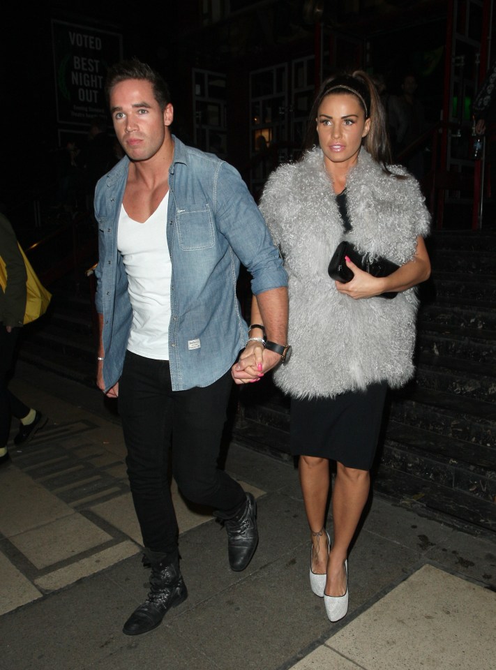  Katie with her ex Kieran Hayler