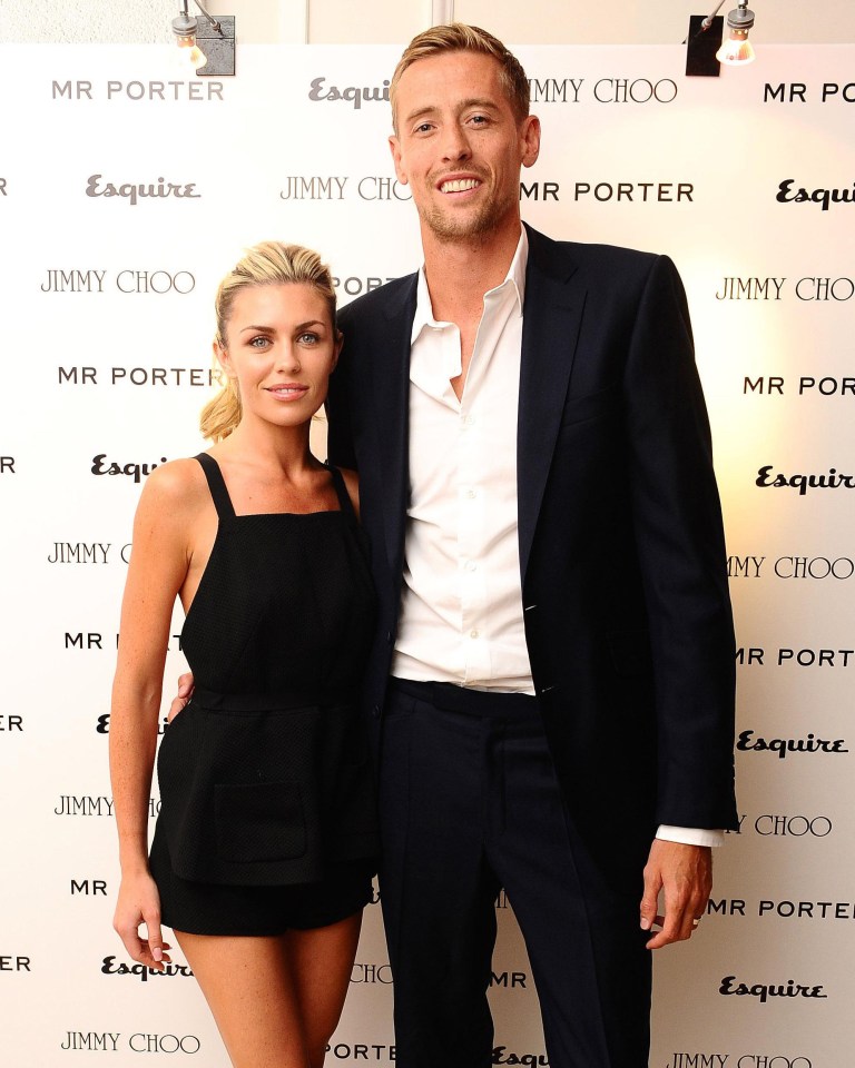 The stunning model, 33, and husband Peter Crouch are proud parents of four