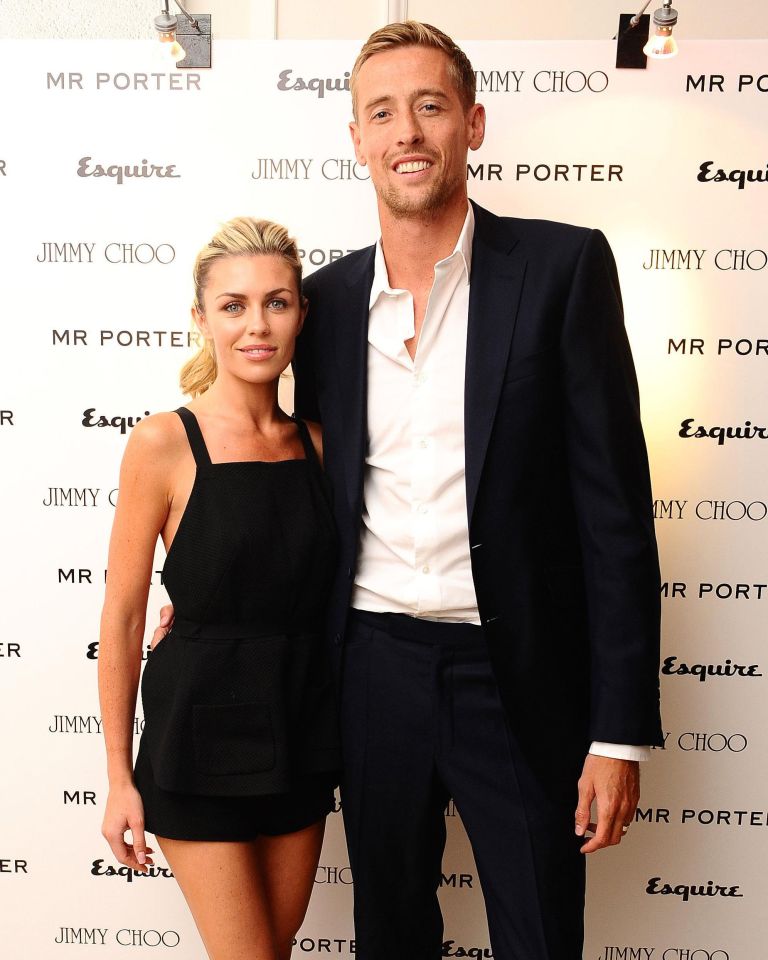  The stunning model, 33, and husband Peter Crouch are proud parents of four