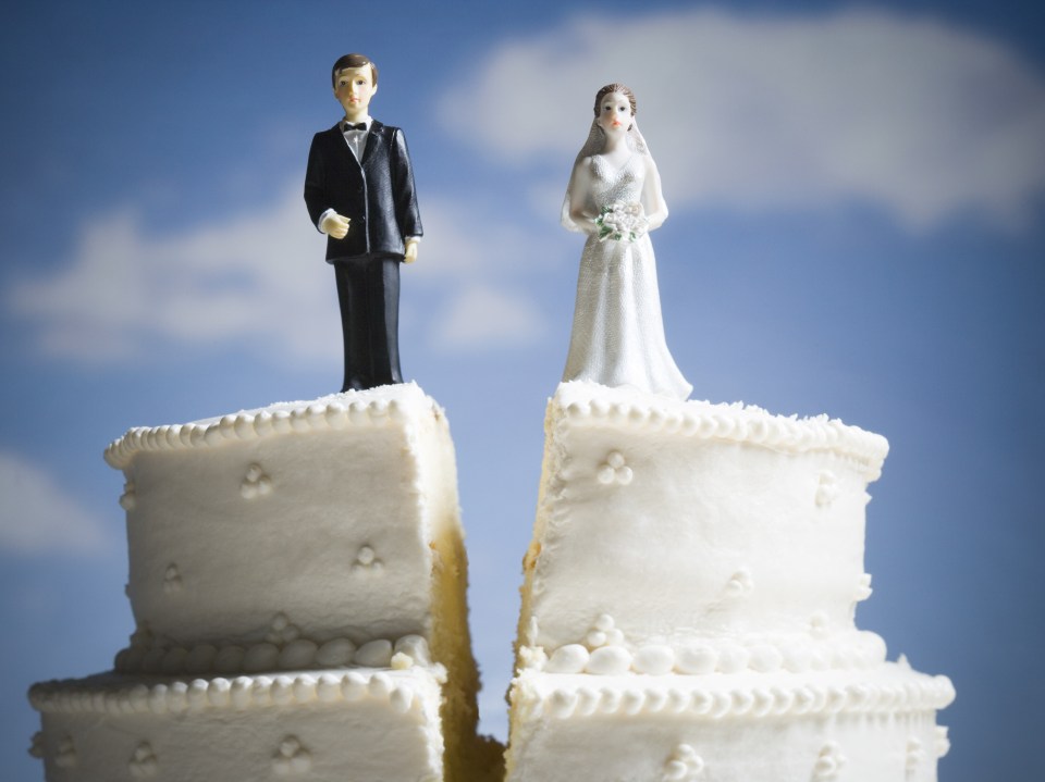  Over 40 per cent of marriages in the UK end in divorce and it could be down to seeing our friends split