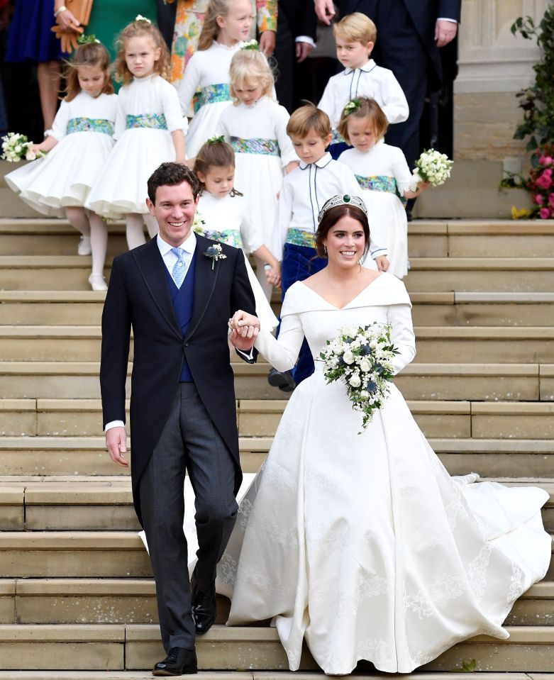  Prince George and Princess Charlotte were part of the wedding party