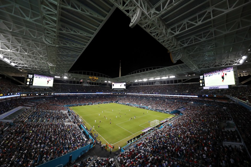  Miami's Hard Rock Stadium would host the game