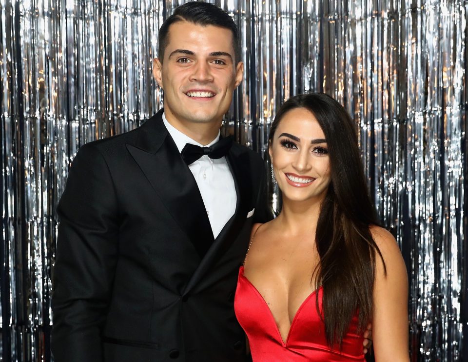  Granit Xhaka and his wife Leonita have announced the birth of their first child, a baby girl