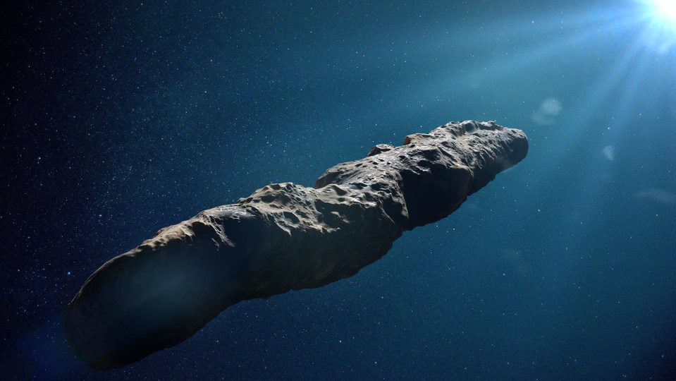  The comet is being compared to Oumuamua, the strange floating space rock that some people thought was a UFO