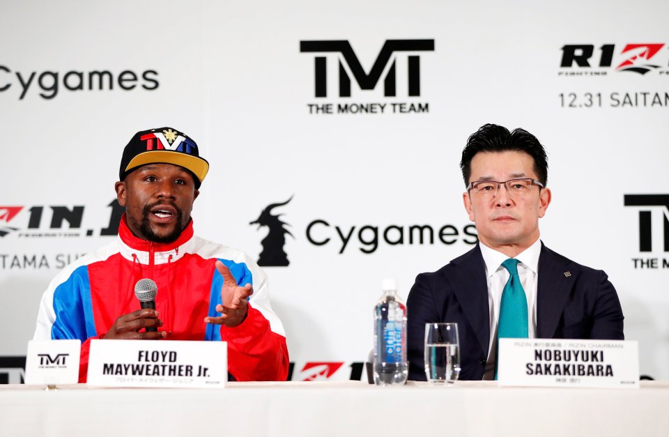  RIZIN have been blocked from promoting Floyd Mayweather vs Manny Pacquiao 2