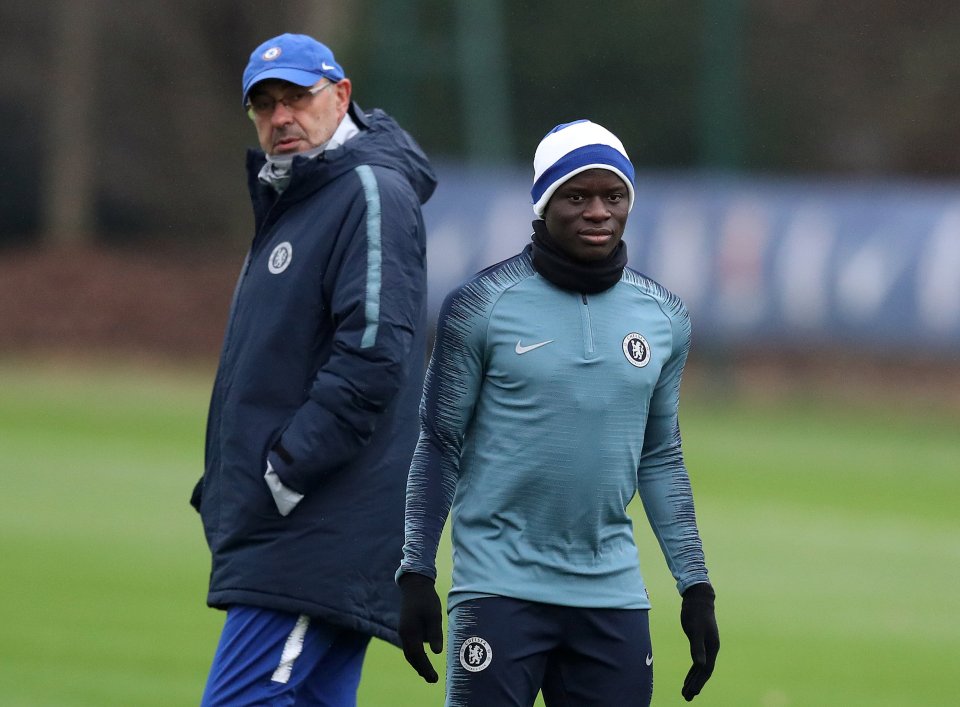  Maurizio Sarri wants a reunion with N'Golo Kante at Juventus