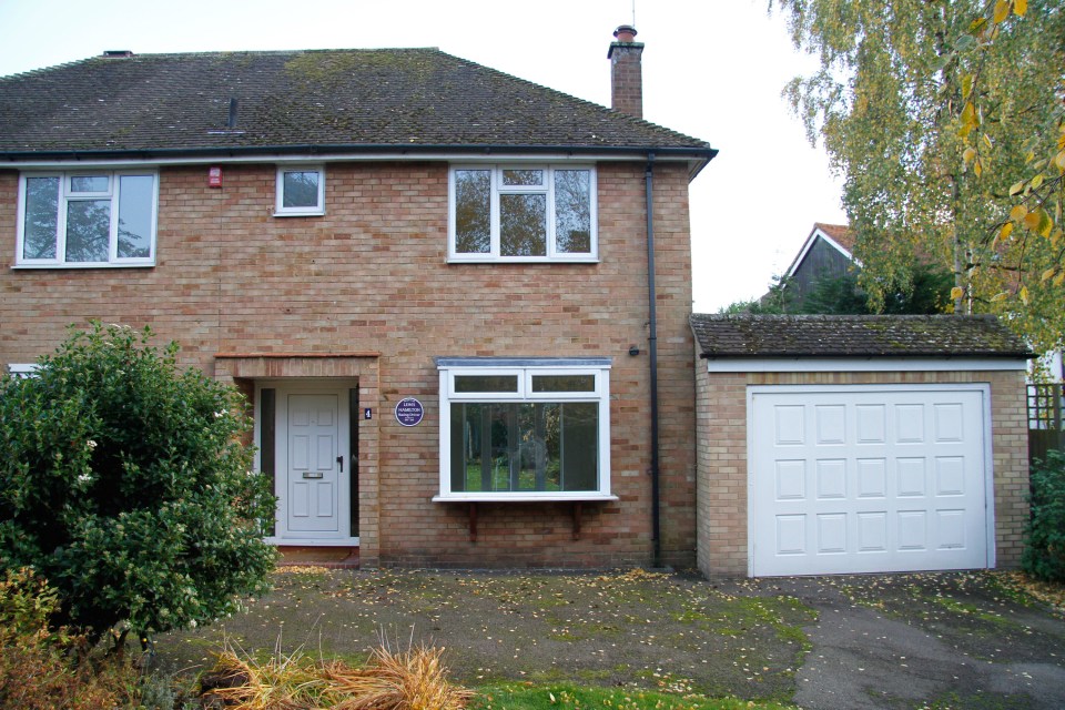  Lewis Hamilton grew up in this modest home in Stevenage