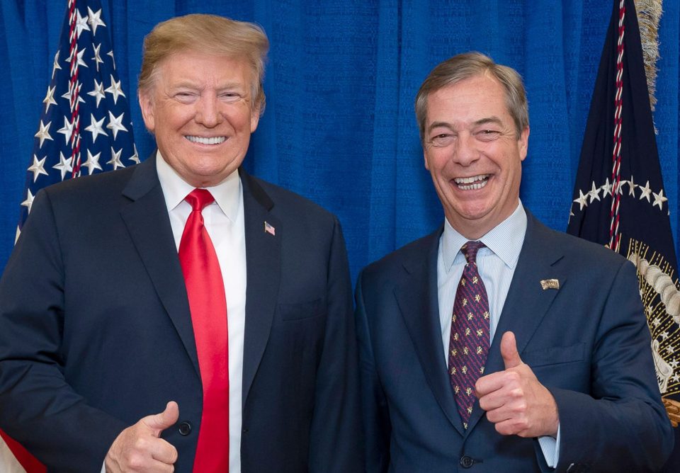  Nigel Farage's friendship with Donald Trump helped secure the station an interview with the US president in October last year