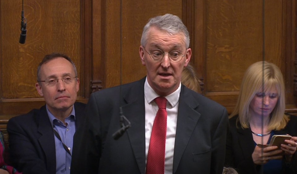 Hilary Benn urged Mr Corbyn to back a Boris Johnson Brexit if it was subject to another referendum