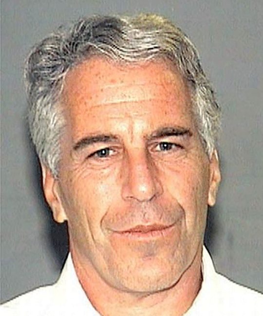  Epstein died while in jail awaiting trial for child sex trafficking offences