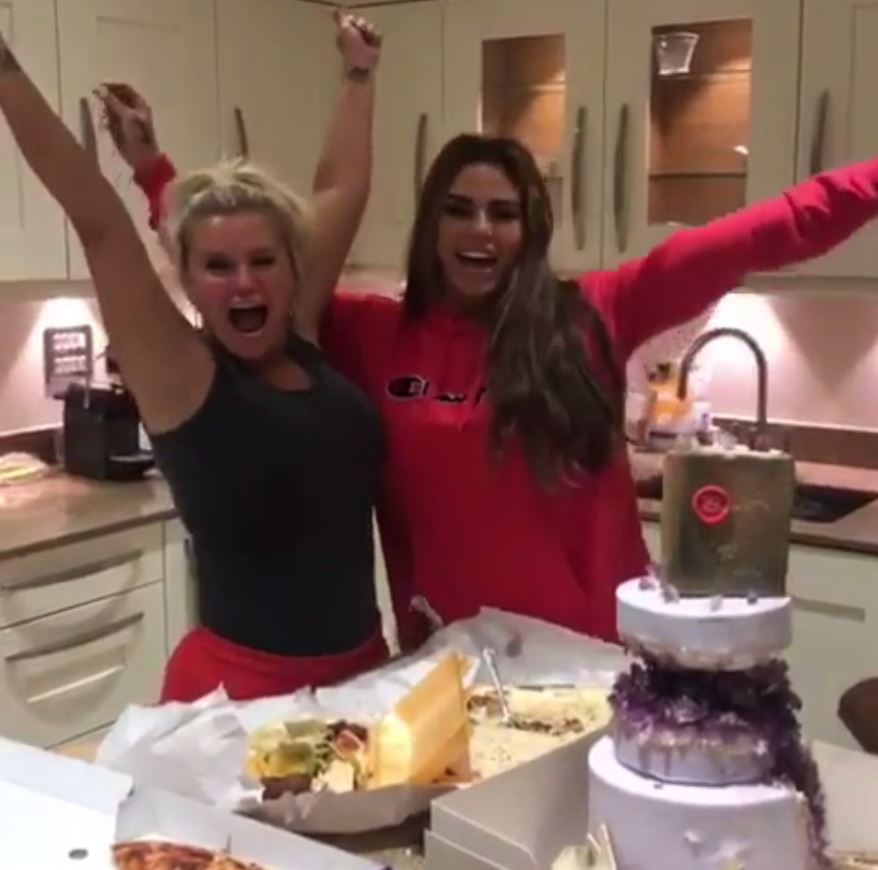  Kerry Katona wants to record a song with her pal Katie Price