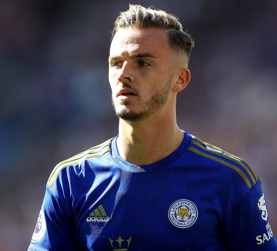  Leicester and England star James Maddison is on Manchester United's radar