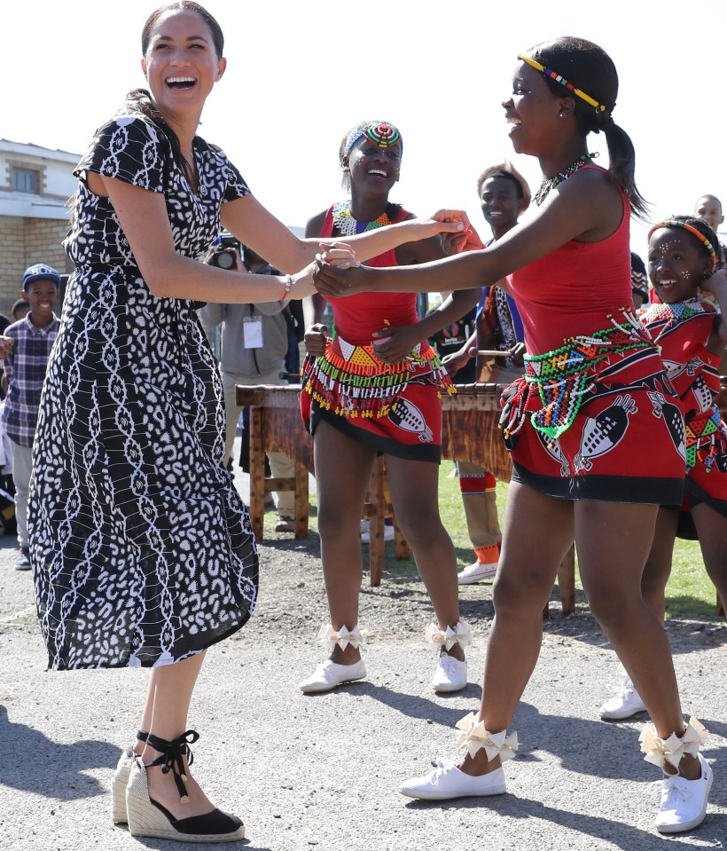 Meghan and Prince Harry visited different parts of the country on solo engagements