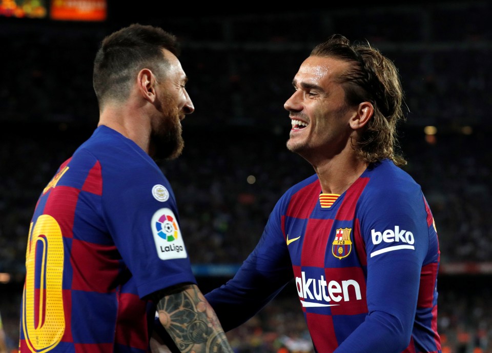  Antoine Griezmann says he barely speaks to Barcelona team-mate Lionel Messi