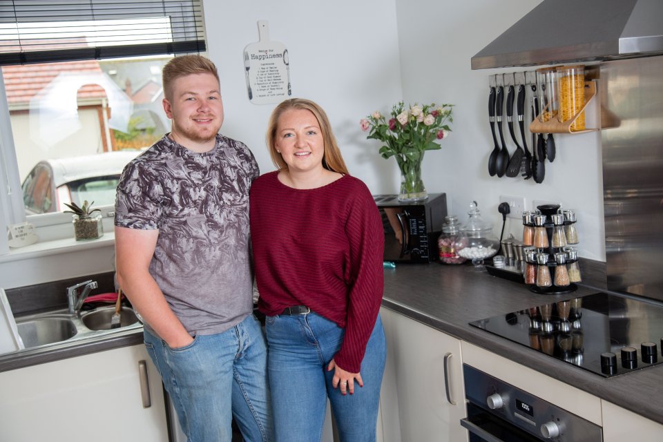  Megan and Jake saved for 18 months to buy their first home