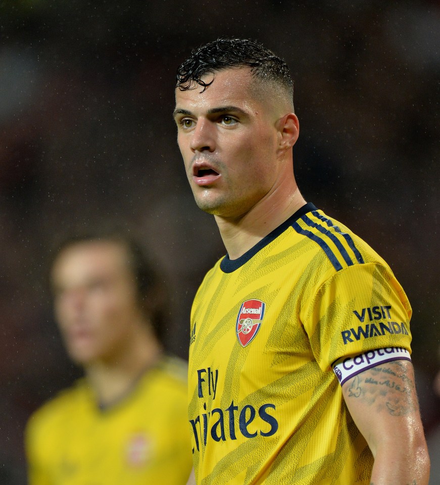  Petit is said to have questioned the decision to hand Swiss star Xhaka club captaincy