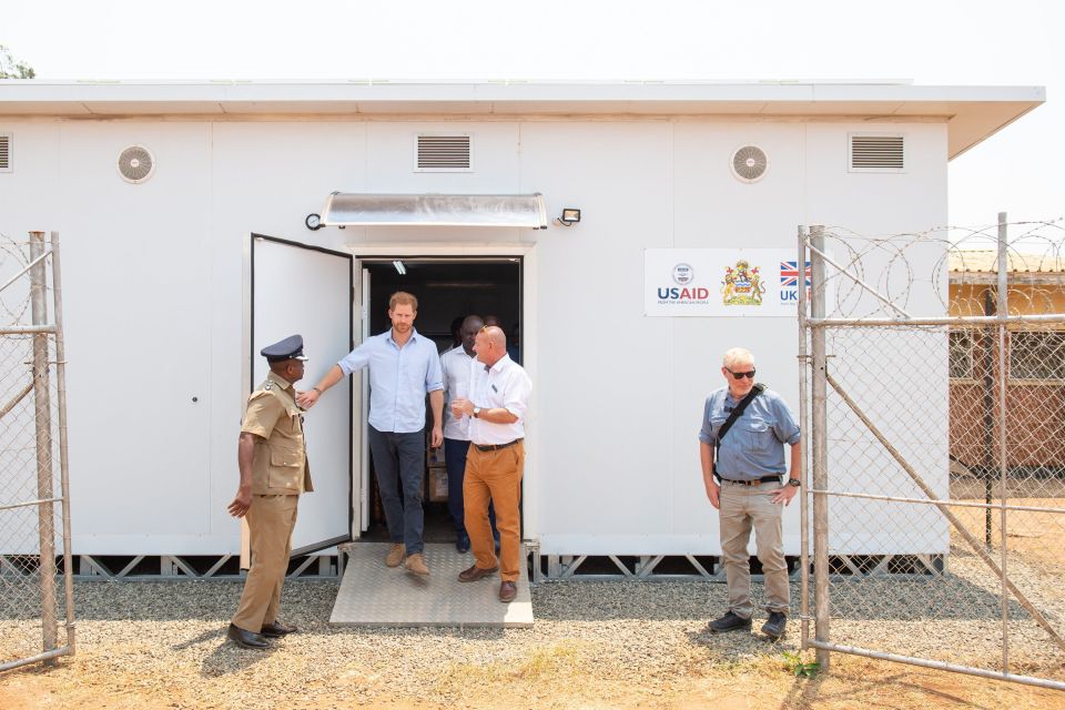  The Prince had been visiting a medical centre in Malawi when the exchange took place