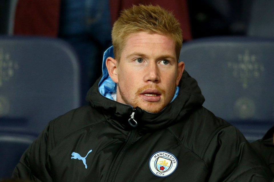  Kevin De Bruyne missed Manchester City's Champions League win against Dinamo Zagreb on Tuesday