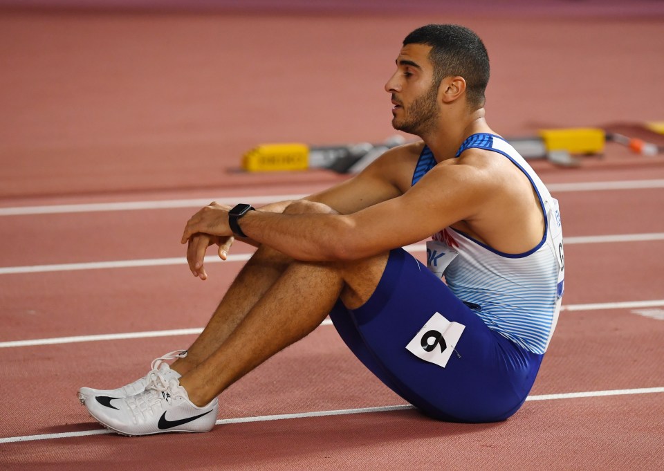  Team GB's Adam Gemili issued an apology after letting a medal slip through his grasp in Doha