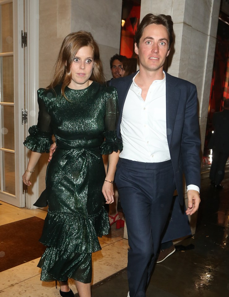 Newly engaged Beatrice, who was spotted out with fiance Edoardo Mapelli Mozzi for the first time since their engagement last night, is also a possible candidate