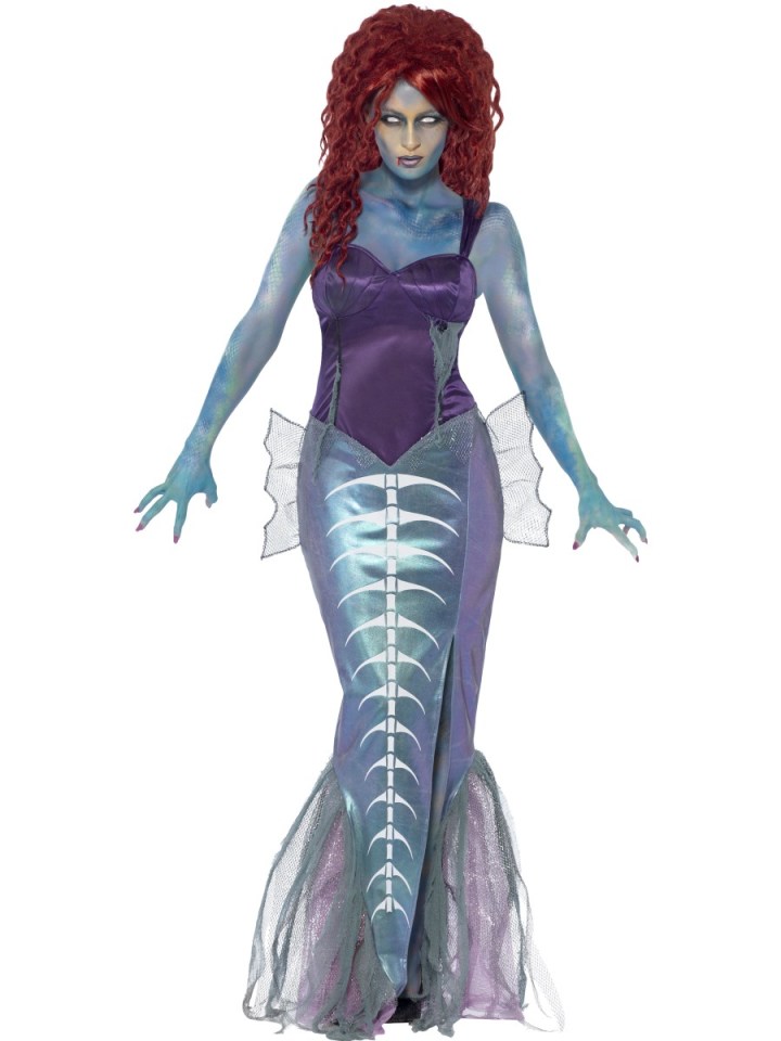 The spookiest mermaid weve ever seen, just add some blue body paint