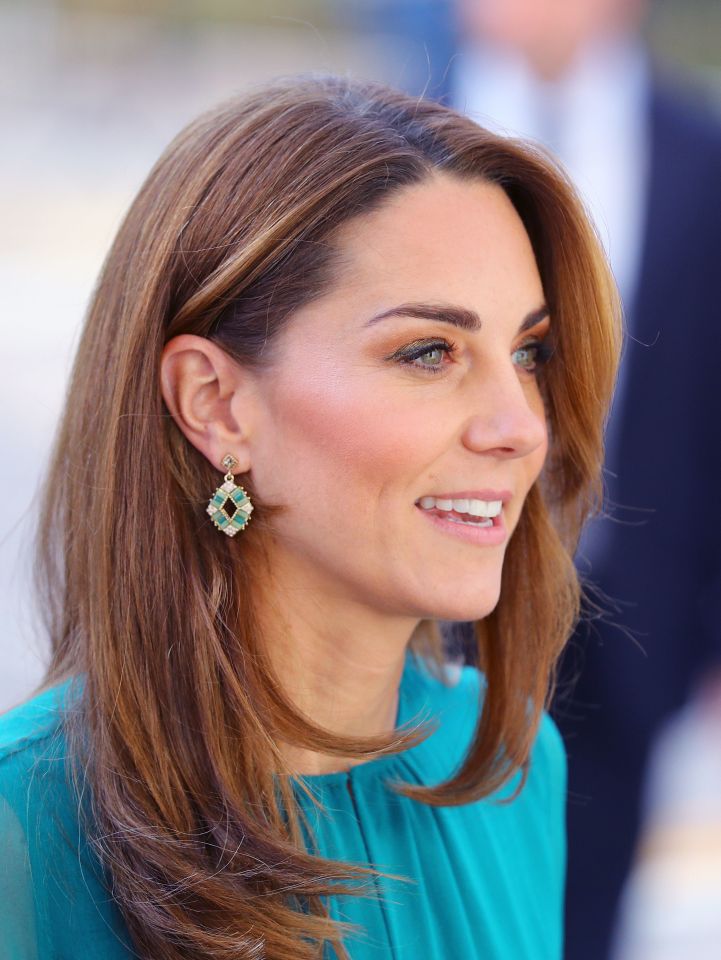  Kate Middleton wore earrings by Pakistani designer Zeen for today's event