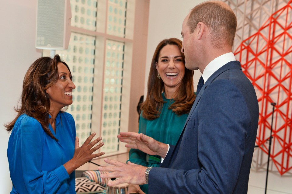  The royal couple made the visit ahead of their tour of Pakistan next month