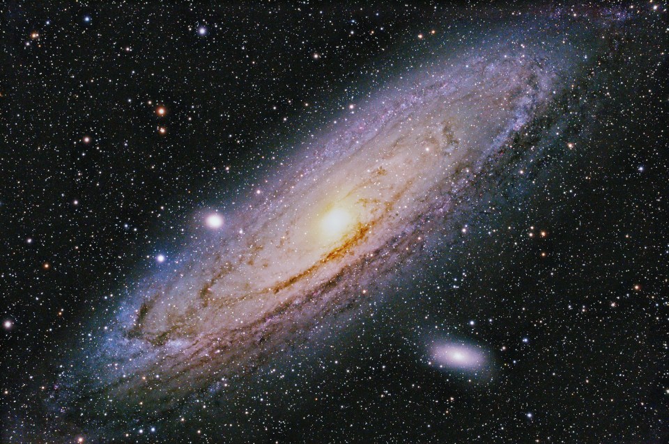  The Milky Way will collide with Andromeda in about four billion years