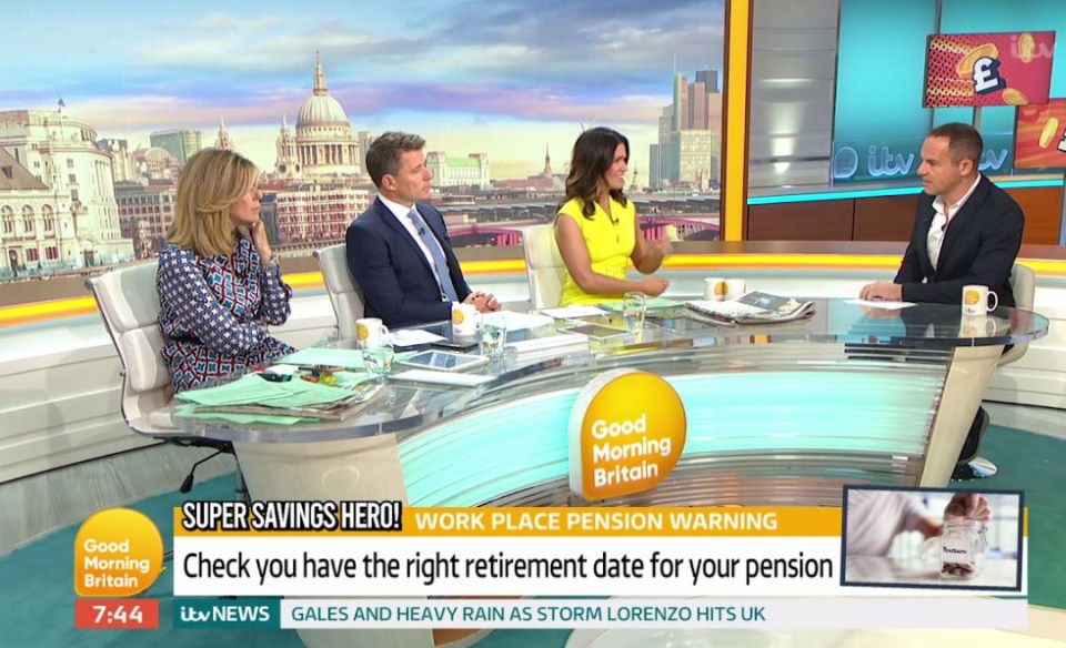 Martin told Good Morning Britain that savers could miss out on thousands