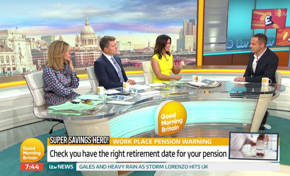  Martin told Good Morning Britain that savers could miss out on thousands