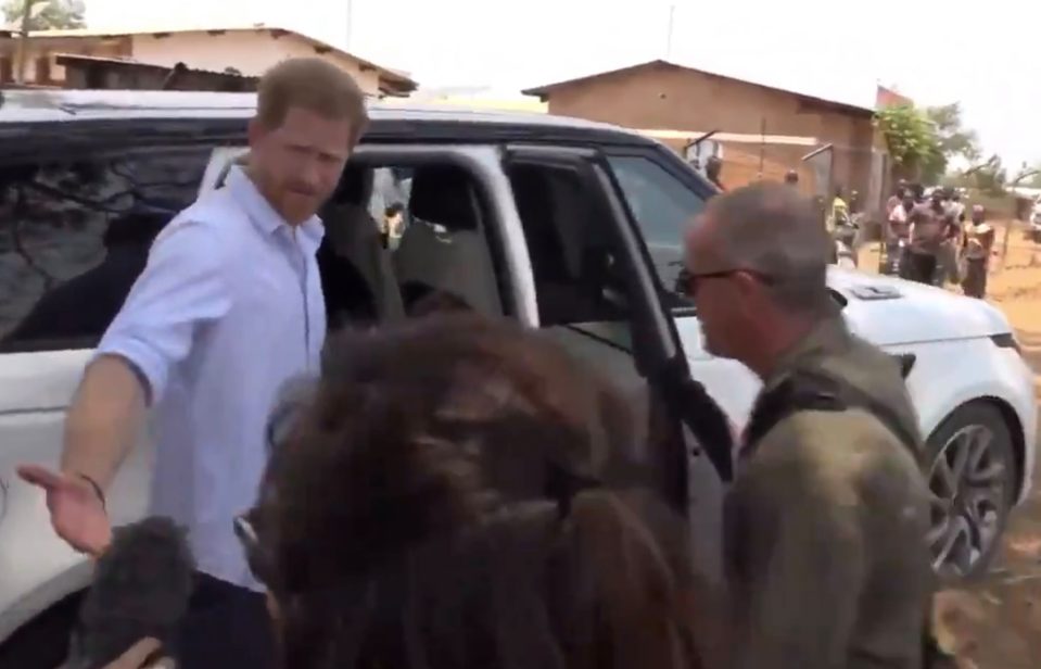  Harry scolds Sky News reporter Rhiannon Mills