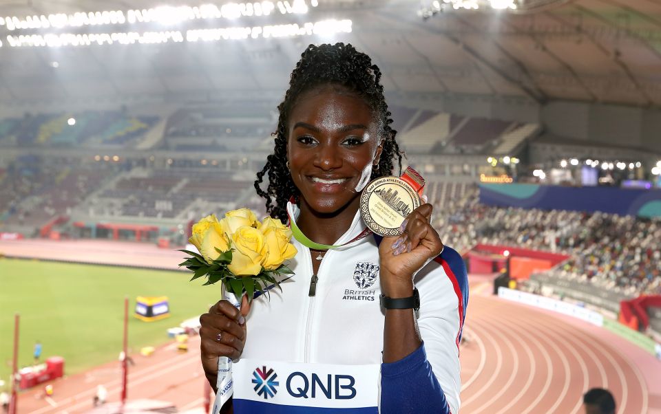  Dina took home the 200m gold at the 2019 World Championships