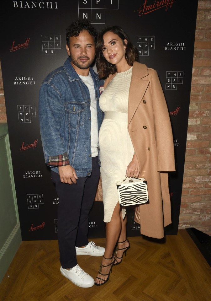  Adam's brother Ryan and his pregnant girlfriend Lucy Mecklenburgh were also in attendance