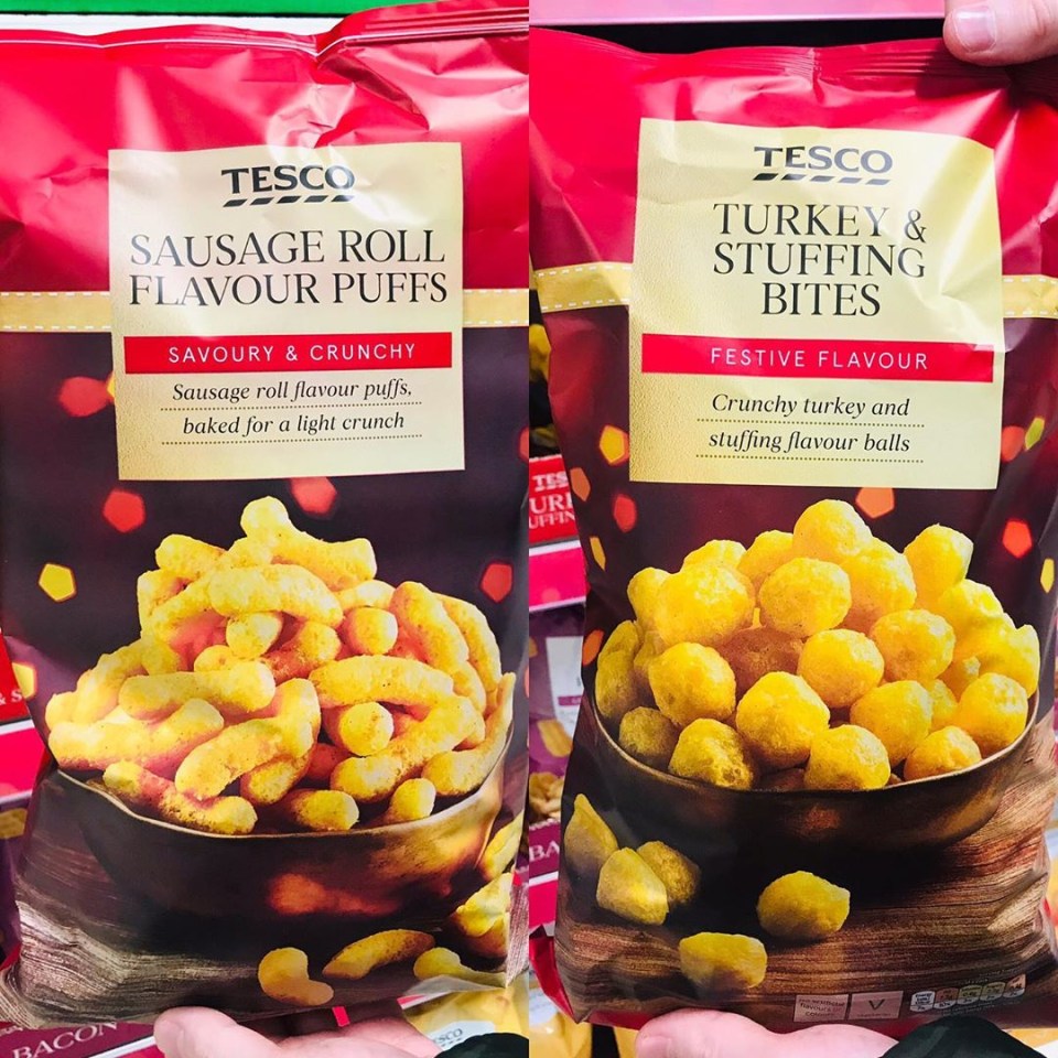  Tesco is selling two new delicious-sounding Christmas crisp flavours