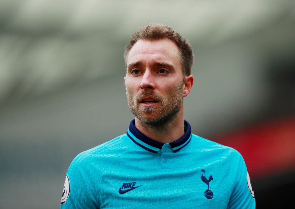  Christian Eriksen is out of contract at White Hart Lane next summer and is a transfer target for Real Madrid