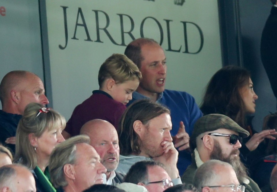  A bitter Norwich City fan has said that Aston Villa follower Prince George should've been ejected for sporting his away colours in the home end