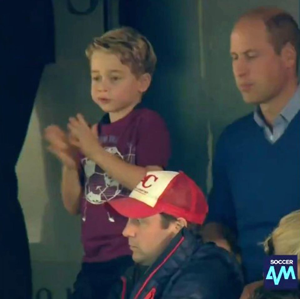  The adorable six-year-old couldn't hold back his excitement as he watched his team