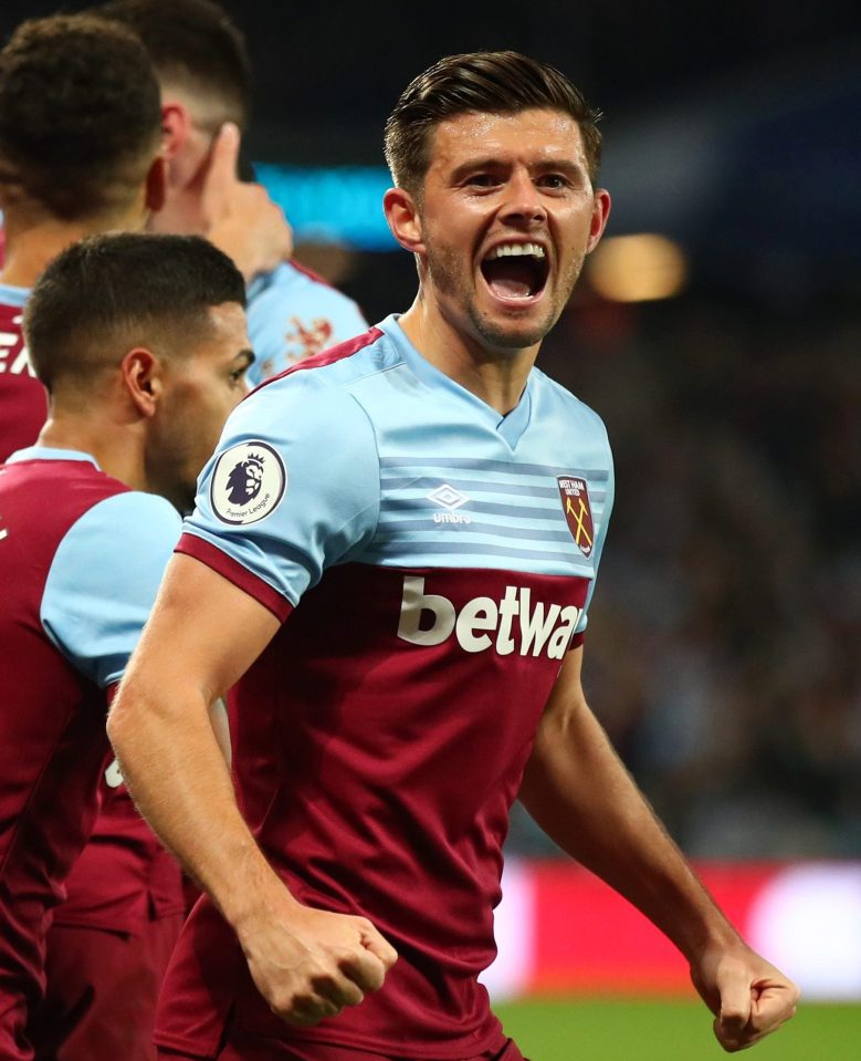  Aaron Cresswell has made 184 appearances since he joined the Hammers