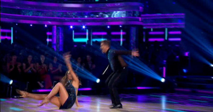  Katya took a tumble during her Strictly performance on October 6